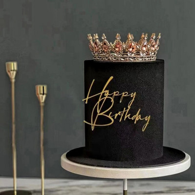 Happy Birthday Cake Topper Side Acrylic for Happy Birthday Cake Topper Acrylic Butterfly Party Cake Decoration
