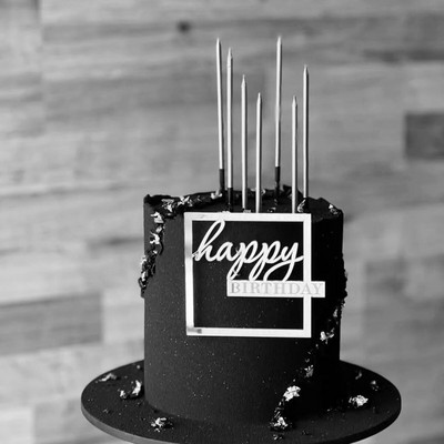 Happy Birthday Cake Topper Side Acrylic for Happy Birthday Cake Topper Acrylic Butterfly Party Cake Decoration