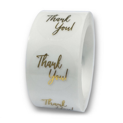 100–500 vnt. 1 colio dovanų permatomas sandariklis padėkos lipdukai dizaino iškarpų albumų festivalio gimtadienio dekoracijų etiketės