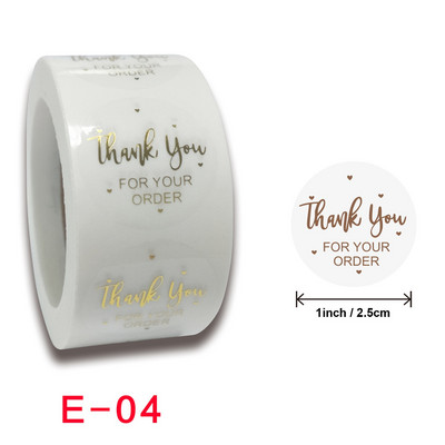 100–500 vnt. 1 colio dovanų permatomas sandariklis padėkos lipdukai dizaino iškarpų albumų festivalio gimtadienio dekoracijų etiketės