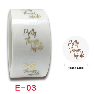 100–500 vnt. 1 colio dovanų permatomas sandariklis padėkos lipdukai dizaino iškarpų albumų festivalio gimtadienio dekoracijų etiketės