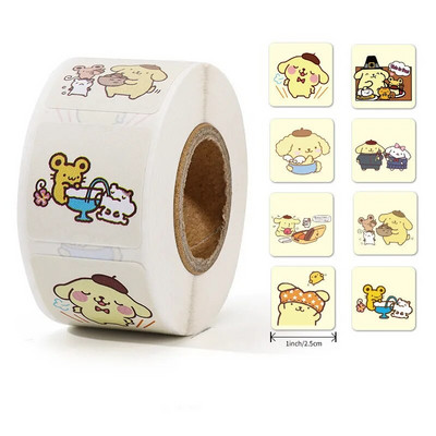 Mieli lipdukai 100-500 vnt. Gyvūnų padėkos lipdukai Triušis dramblys Dovana Dekoras Antspaudų etiketės Vaikų apdovanojimų dienoraščio iškarpų knygelė Kanceliarinės prekės