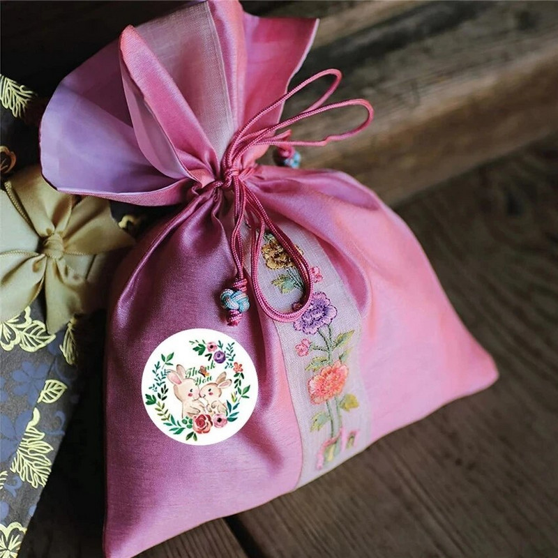 Mieli lipdukai 100-500 vnt. Gyvūnų padėkos lipdukai Triušis dramblys Dovana Dekoras Antspaudų etiketės Vaikų apdovanojimų dienoraščio iškarpų knygelė Kanceliarinės prekės