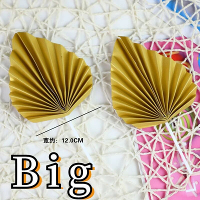 Palmių lapų torto viršelis su gimtadieniu, ietis, vestuvių kepimo desertas, vakarėlis