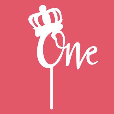 2023 m. Naujas 2023 m. medinis vieno kūdikių torto dangtelis, akrilinis auksinis pyragas, skirtas vaikui 1-ojo gimtadienio vakarėlio tortų dekoravimui.