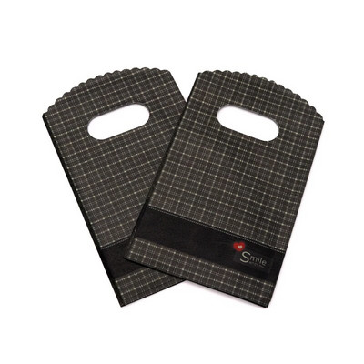 50 vnt. / partijos kelių modelių mažas plastikinis maišelis 9x15 cm butiko dovanų maišelis su rankenomis Gražūs žavesiai Auskarai Papuošalų pakavimo maišeliai