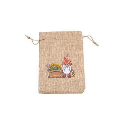 5 vnt. / partija natūralaus džiuto maišeliai 10x14 13x18 cm kalėdiniai raištelių maišeliai dovanų maišeliai Gražūs saldainių apyrankės papuošalų pakavimo maišeliai