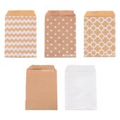 50 vnt 10x15 cm maišelis Mišraus stiliaus ir spalvos popieriniai maišeliai Kraft Craft DIY dekoravimo pakuotė Mielas svečių dovanų maišelis Vestuvių gimtadienis