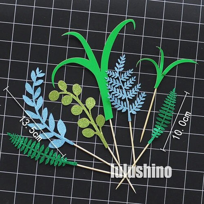 Torto viršus INS Style Kepimas Tortų dekoravimas Paprasti aukso lapų akriliniai įdėklai Mori vėžlys nugaros lapų rožių įdėklas