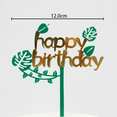 Torto viršus INS Style Kepimas Tortų dekoravimas Paprasti aukso lapų akriliniai įdėklai Mori vėžlys nugaros lapų rožių įdėklas