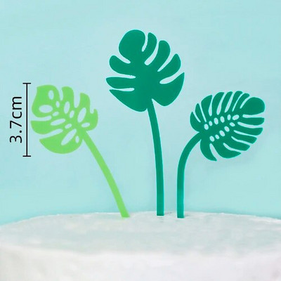 Torto viršus INS Style Kepimas Tortų dekoravimas Paprasti aukso lapų akriliniai įdėklai Mori vėžlys nugaros lapų rožių įdėklas