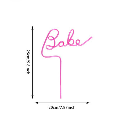 1 rinkinio rožinio aukso nuotaka bus pyragaičių puošmena žiedinė vestuvinė suknelė sužadėtuvėms, mergvakario dekoravimo reikmenys