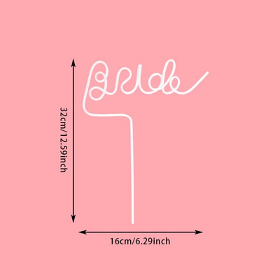 1 rinkinio rožinio aukso nuotaka bus pyragaičių puošmena žiedinė vestuvinė suknelė sužadėtuvėms, mergvakario dekoravimo reikmenys