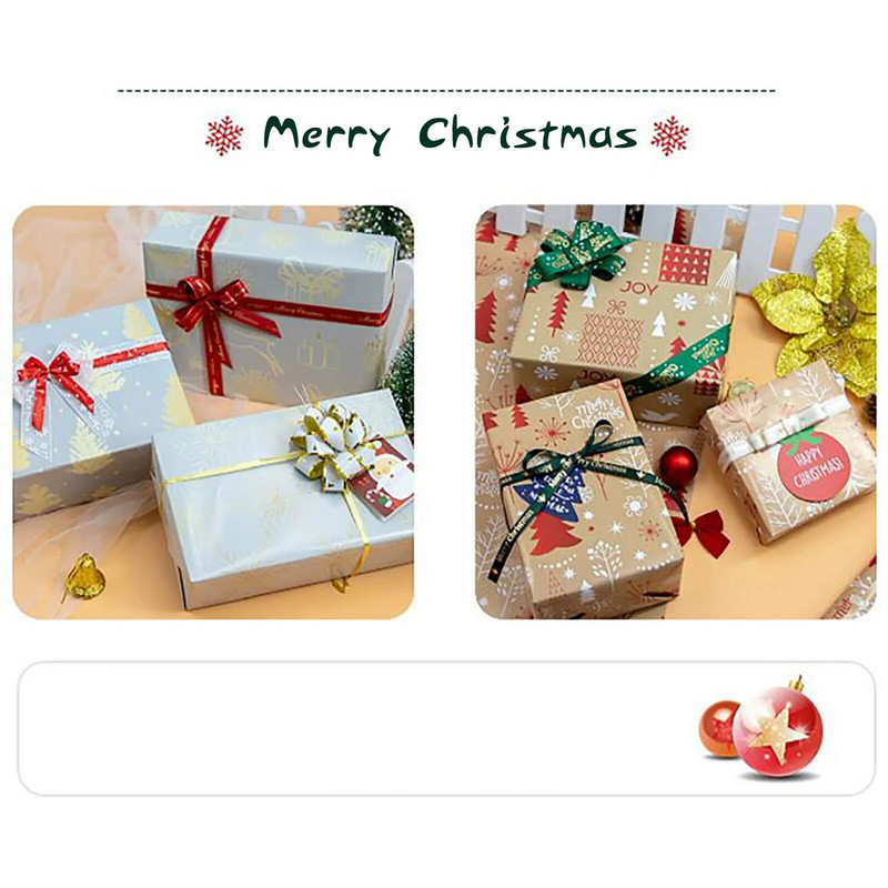 Kalėdų Dovanų Pakavimo Dovanų Spalvoto Popieriaus Pakavimo Popieriaus Papuošimas 50x70cm