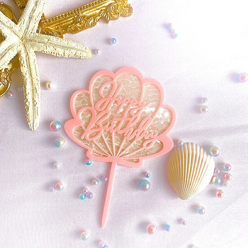 1PC INS Novelty Ακρυλικό κέλυφος Happy Birthday Cake Toppers για Γυναικεία Ανδρικά Παιδικά Κορίτσια Εργαλεία διακόσμησης τούρτας γενεθλίων για πάρτι