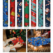 „Pasidaryk pats“ vyniojamasis popierius Linksmų Kalėdų papuošalai Kalėdų eglutės papuošimas Namų dekoras Dovana Kalėdų dovana vaikams