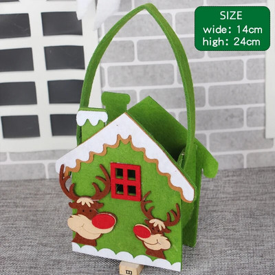 Kalėdų dovanos saldainių krepšys pliušinis Kalėdų Senelis Sniego senelis Briedis Obuolys Naujųjų metų karnavalinis vakarėlis Vaikų puošmena