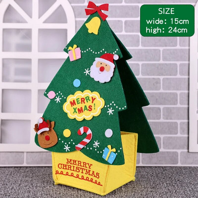 Kalėdų dovanos saldainių krepšys pliušinis Kalėdų Senelis Sniego senelis Briedis Obuolys Naujųjų metų karnavalinis vakarėlis Vaikų puošmena