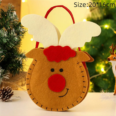 Kalėdų dovanų maišeliai Kalėdų raištelių maišelis saldainiams sausainiams Animacinių filmų pakavimo maišeliai Kalėdų dekoras Laimingų Naujųjų Metų vakarėlio reikmenys