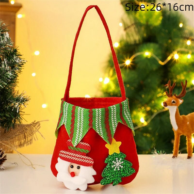Kalėdų dovanų maišeliai Kalėdų raištelių maišelis saldainiams sausainiams Animacinių filmų pakavimo maišeliai Kalėdų dekoras Laimingų Naujųjų Metų vakarėlio reikmenys