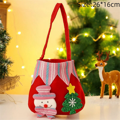 Kalėdų dovanų maišeliai Kalėdų raištelių maišelis saldainiams sausainiams Animacinių filmų pakavimo maišeliai Kalėdų dekoras Laimingų Naujųjų Metų vakarėlio reikmenys