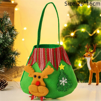 Kalėdų dovanų maišeliai Kalėdų raištelių maišelis saldainiams sausainiams Animacinių filmų pakavimo maišeliai Kalėdų dekoras Laimingų Naujųjų Metų vakarėlio reikmenys