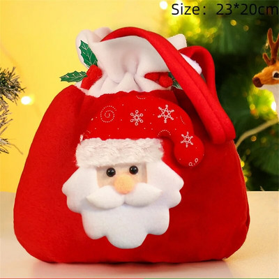 Kalėdų dovanų maišeliai Kalėdų raištelių maišelis saldainiams sausainiams Animacinių filmų pakavimo maišeliai Kalėdų dekoras Laimingų Naujųjų Metų vakarėlio reikmenys