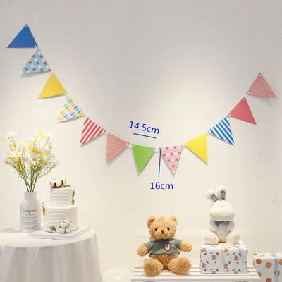 Ins berniukas, mergina, su gimtadieniu, kambarys girlianda reklamjuostė vimpelė fono dekoracija kūdikių dušas gyvūnas princesė tema Kabantys vėliavos
