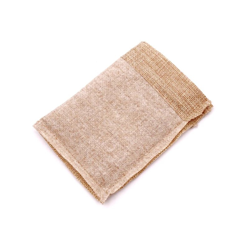 5 vnt. / partija 10x14 13x18 cm Maži džiuto maišeliai Lininiai vestuviniai raištelių maišeliai Saldainių dovanų maišeliai apyrankės laikrodžiai papuošalų pakavimo maišeliai