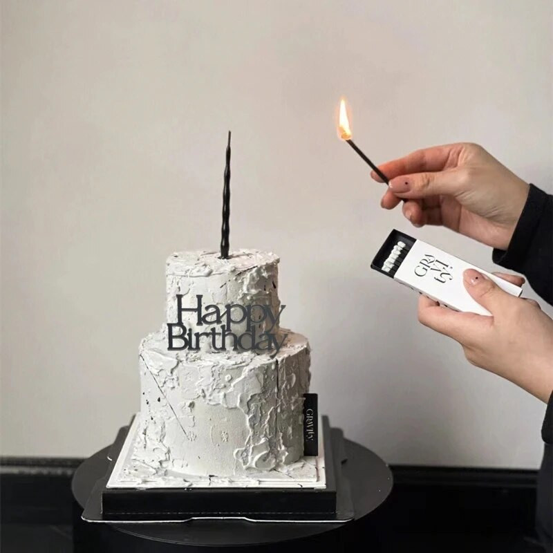 Naujas Happy Birthday torto dangtelis Rose Gold Heart Gimtadienio Akrilinis torto dangtelis vaikams Gimtadienio vakarėlio tortų papuošimai Kūdikių vakarėlis