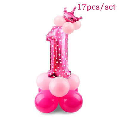 Kūdikio 1-ojo gimtadienio reklamjuostė Vėliava Kas mėnesį VIENerių metų Girliandėlė Baby Shower Berniukas Mergaitė Pirmoji gimtadienio šventės dekoracijos vaikams