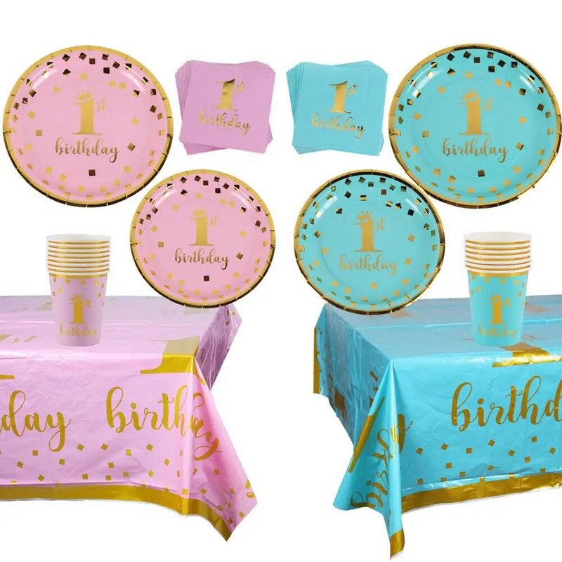 Kūdikio 1-ojo gimtadienio reklamjuostė Vėliava Kas mėnesį VIENerių metų Girliandėlė Baby Shower Berniukas Mergaitė Pirmoji gimtadienio šventės dekoracijos vaikams