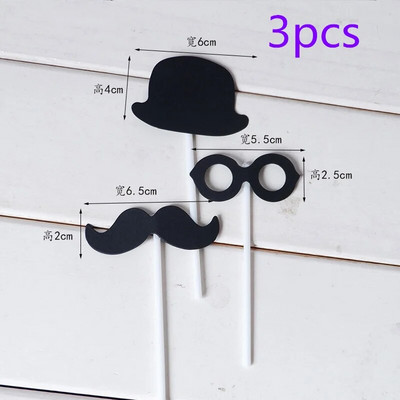 5 vnt. Vyrų mėgstamiausias gimtadienio tortas Peteliškės kostiumėlis Tėvo dienai su gimtadieniu tortas Toppers šeimos Vakarėlio kepimo puošmena