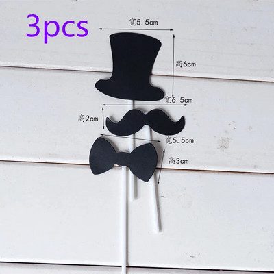 5 vnt. Vyrų mėgstamiausias gimtadienio tortas Peteliškės kostiumėlis Tėvo dienai su gimtadieniu tortas Toppers šeimos Vakarėlio kepimo puošmena