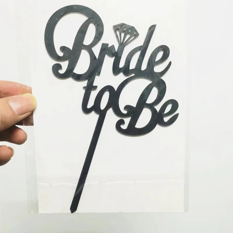 2023 m. „Gold Bride To Be“ vakarėlis torto viršus Auksinis akrilinis vištienos vakarėlio pyrago viršus desertinis dovana vestuvinių pyragų kepimui