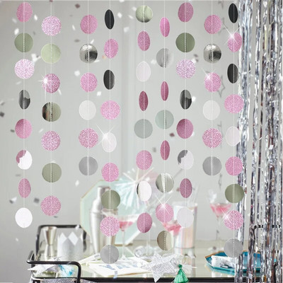 4 m Royal Blue Twinkle Star Popierinė girlianda reklaminė juosta su 1-ojo gimtadienio vakarėlio dekoracija berniukui mergaitei kūdikiui dušo dekoravimui vestuviniai reikmenys