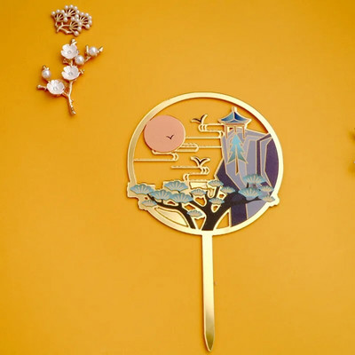 Naujas kūrybingas su gimtadieniu torto užpilas, spalvotas gyvūninis akrilinis gimtadienio vakarėlis, papuošti berniuko mergaičių torto dovanų reikmenis