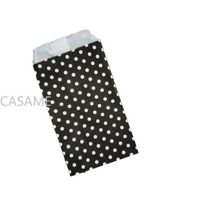 50 vnt mažo maišelio maišelis Mini taškinis kraftpopierinis maišelis Vestuvių vakarėlio kvietimai sveikinimo atvirukai Popierinis dovanų maišelis