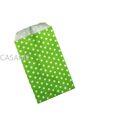 50 vnt mažo maišelio maišelis Mini taškinis kraftpopierinis maišelis Vestuvių vakarėlio kvietimai sveikinimo atvirukai Popierinis dovanų maišelis