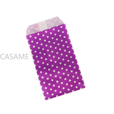 50 vnt mažo maišelio maišelis Mini taškinis kraftpopierinis maišelis Vestuvių vakarėlio kvietimai sveikinimo atvirukai Popierinis dovanų maišelis