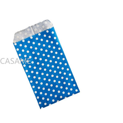 50 vnt mažo maišelio maišelis Mini taškinis kraftpopierinis maišelis Vestuvių vakarėlio kvietimai sveikinimo atvirukai Popierinis dovanų maišelis