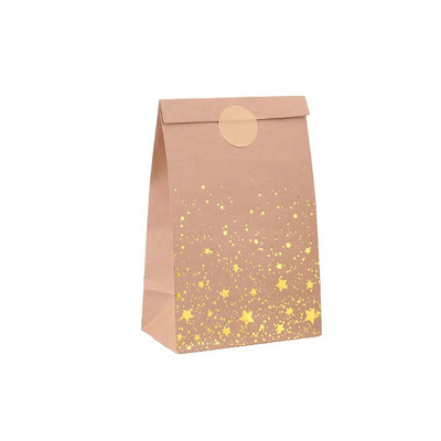 10 vnt kraftpopieriaus dovanų maišelis Saldainiai sausainiai kraftpopieriniai maišeliai dovanų pakavimas Vestuvių namai Gimtadienio dovanos pakavimas katės raštas