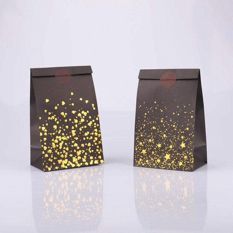 10 vnt kraftpopieriaus dovanų maišelis Saldainiai sausainiai kraftpopieriniai maišeliai dovanų pakavimas Vestuvių namai Gimtadienio dovanos pakavimas katės raštas