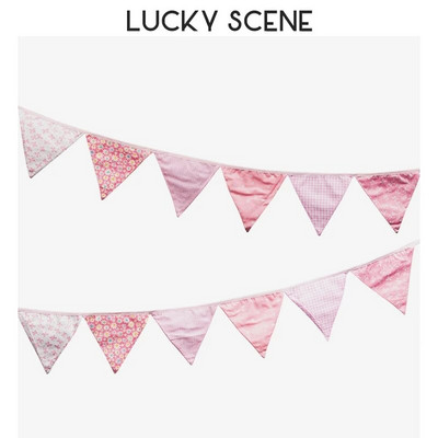 12 vėliavėlių Medvilninio audinio vimpelinis ryšulys Baneris Vakarėlio dekoracijos Su gimtadieniu Vestuvių papuošimas Šiaurės šalių spalvota vėliava S01163