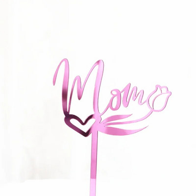 INS Aukso baltumo mama su gimtadieniu torto tvarsčiai Motinos dienos vakarėliui Akriliniai torto tvarsčiai gimtadienio šventei torto papuošimo dovana