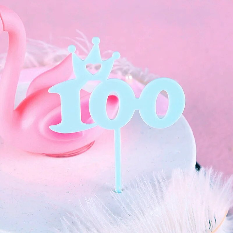 Kūdikio 100-ojo gimtadienio vakarėlio pyragas Mažasis meškiukas Kekselių keptuvės Kūdikių vakarėlis Tortas Vėliavos Akrilo vakarėlis Linksmas kepinių papuošimas