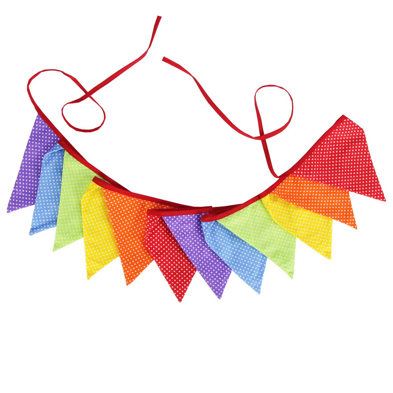 3,2 mln. animacinių filmų spausdinimo audinio ryšulėlis 12 vėliavėlių su vėliavėlėmis Vestuvių vakarėlio dekoras