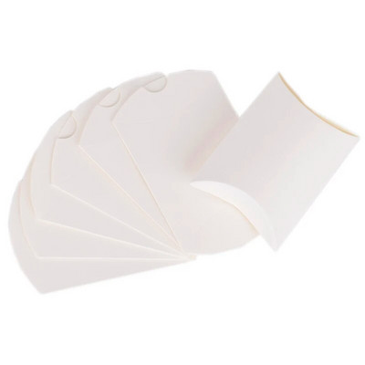 50 vnt „Favour“ saldainių dėžutės maišelis Naujas popierinis pagalvės formos „Vestuvių palankumas“ dovanų dėžutės pyragas „Baty Box“ maišeliai ekologiško kraft reklama