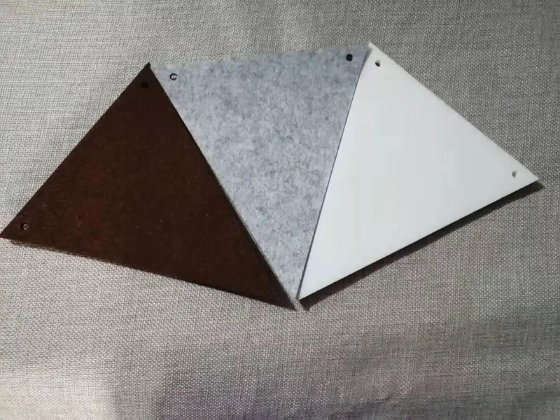 18 vėliavėlių chaki rudos spalvos veltinio reklamjuostės girliandos Gimtadienio vimpelėlis vimpelas Kūdikių dušas Vestuvių girlianda Vėliavos vakarėlio dekoravimo reikmenys