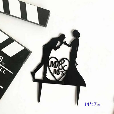 Vestuvių torto puošmena akrilo nuotaka bus torto puošmena Marijos jubiliejaus gimtadienio vakarėlis Kepimas Desertas Tortas Viršutinė vėliava Keksas